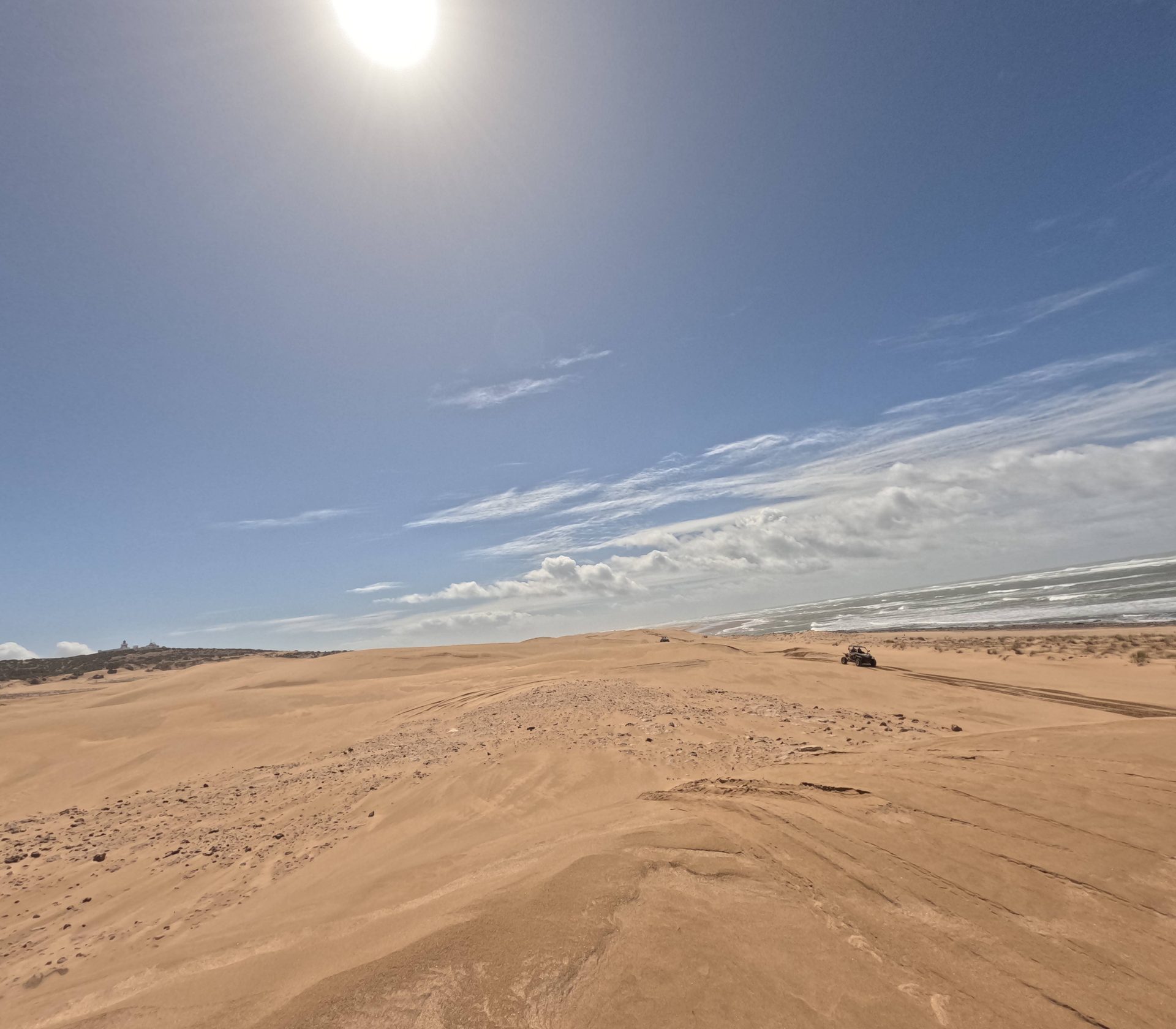 Can-Am X3 sur la côte sauvage d'Agadir